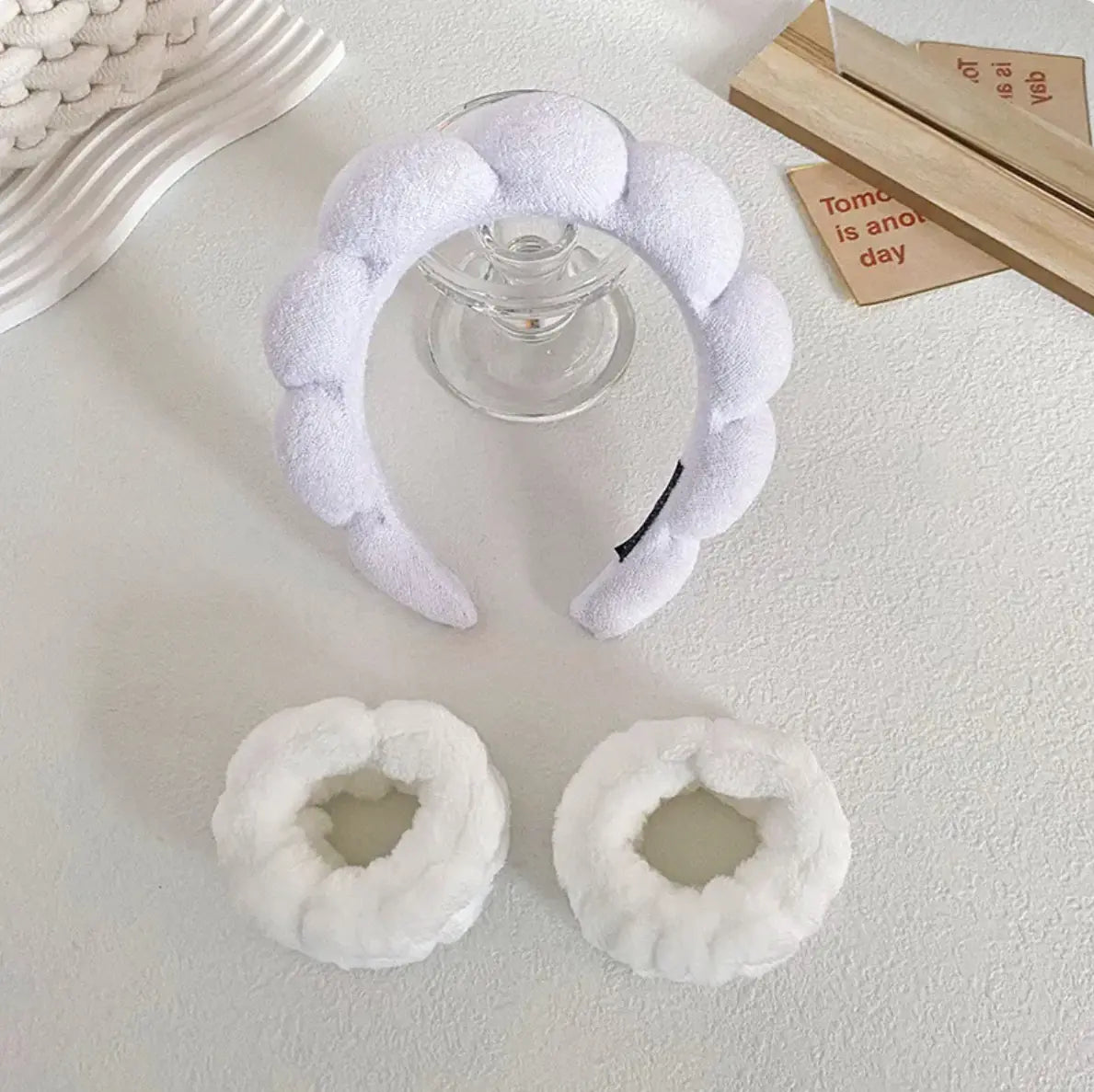 Bandeau Spa en Velours - Confort et Élégance