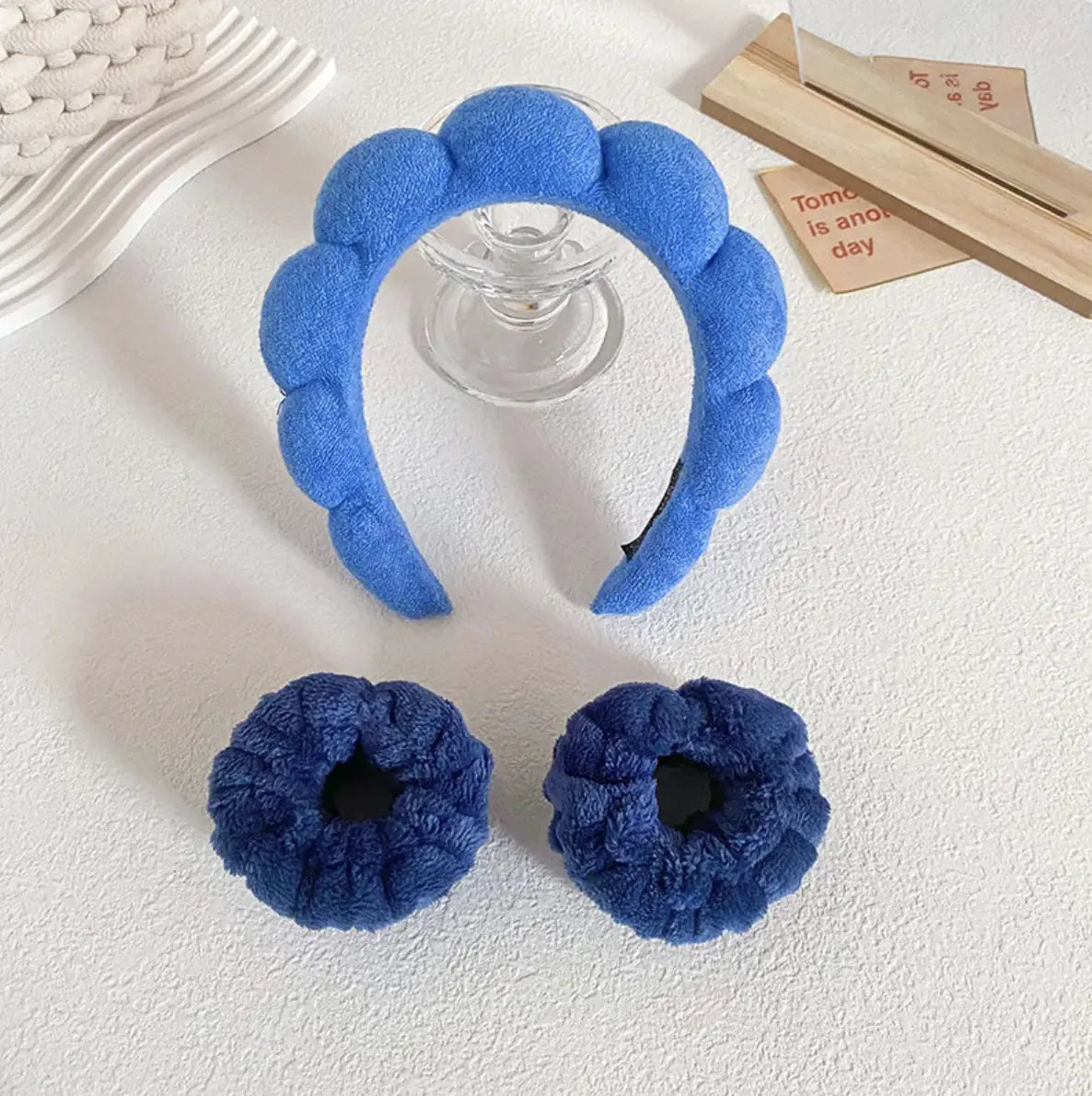 Bandeau Spa en Velours - Confort et Élégance