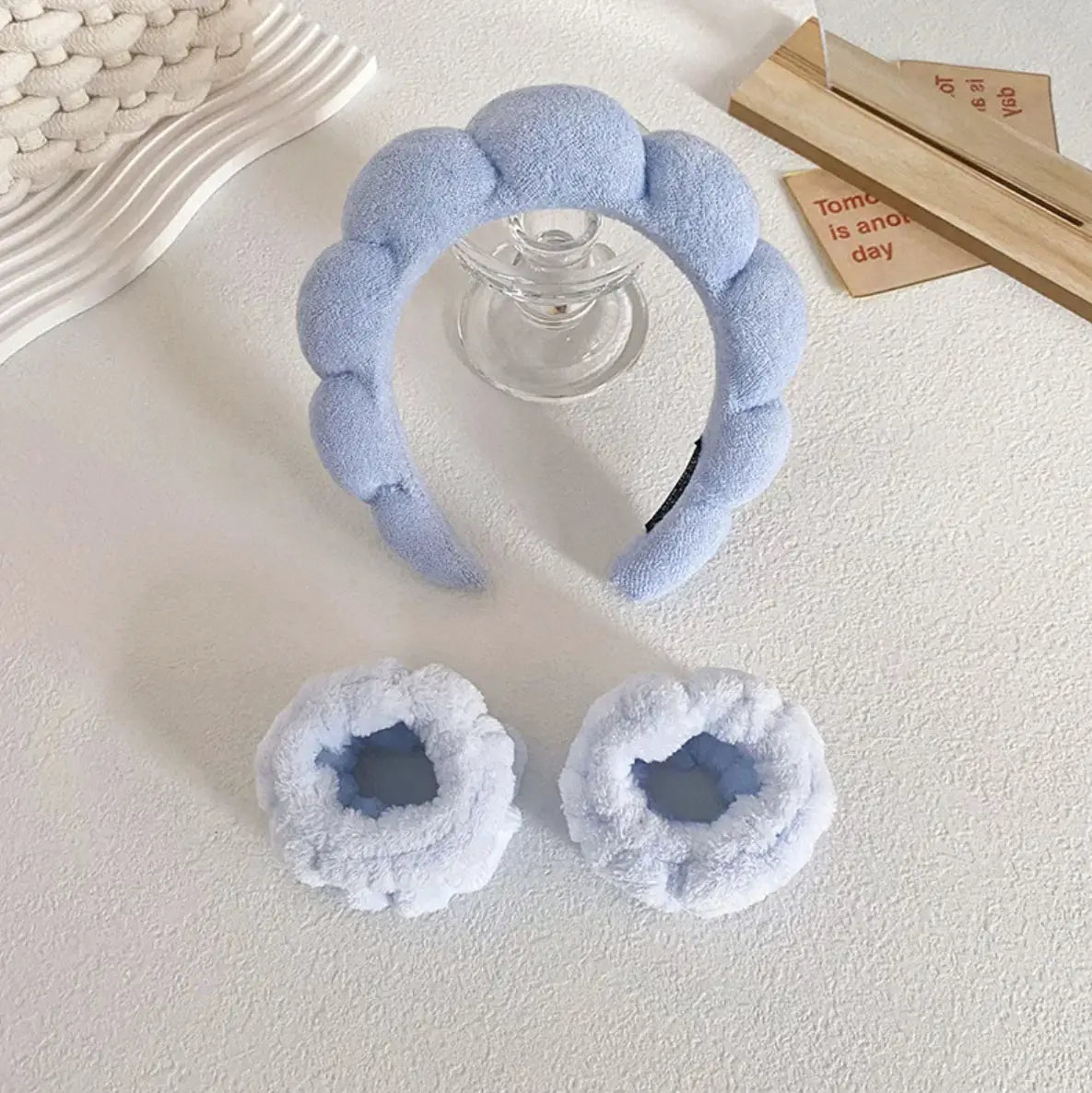 Bandeau Spa en Velours - Confort et Élégance