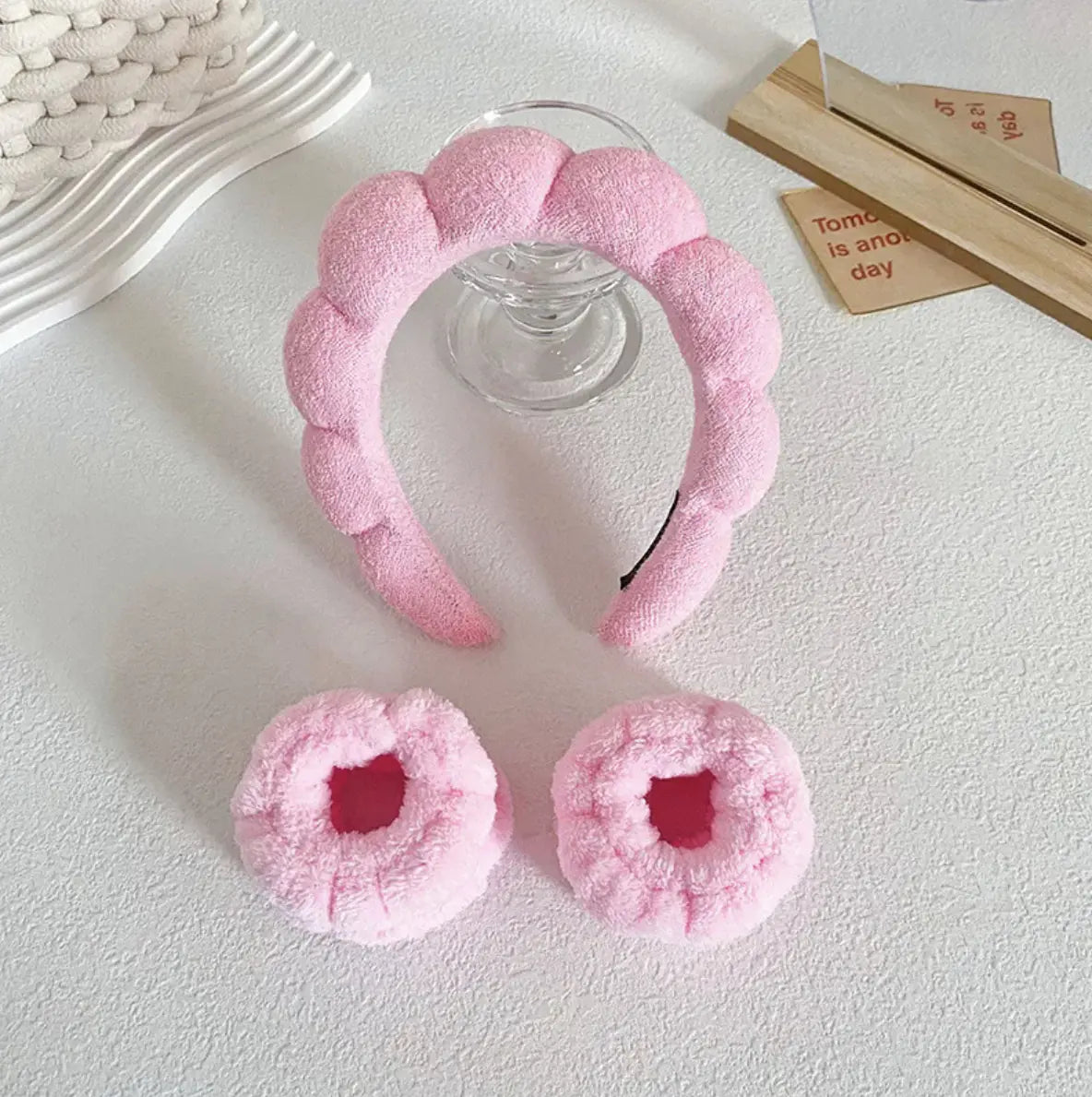 Bandeau Spa en Velours - Confort et Élégance