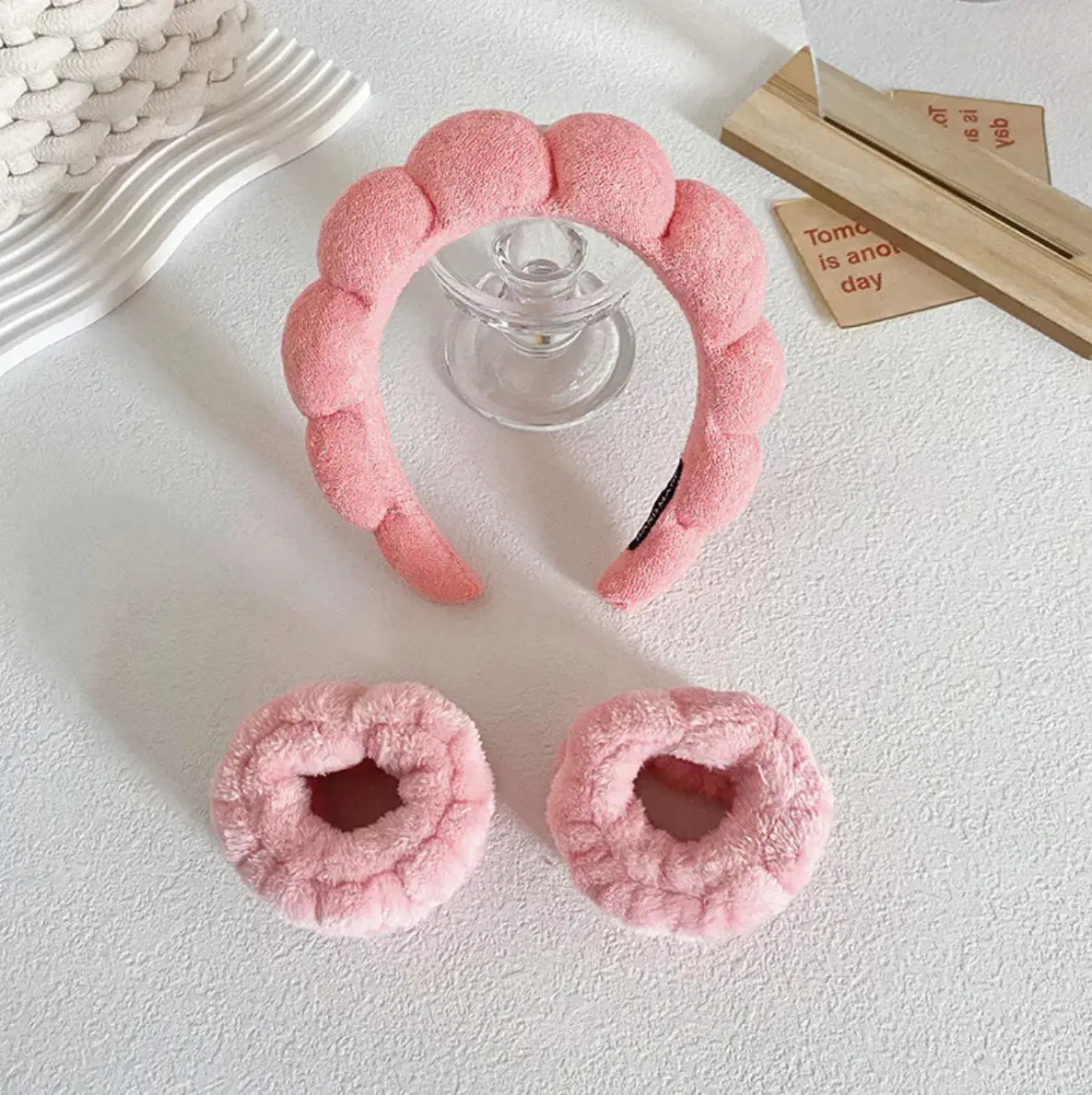 Bandeau Spa en Velours - Confort et Élégance