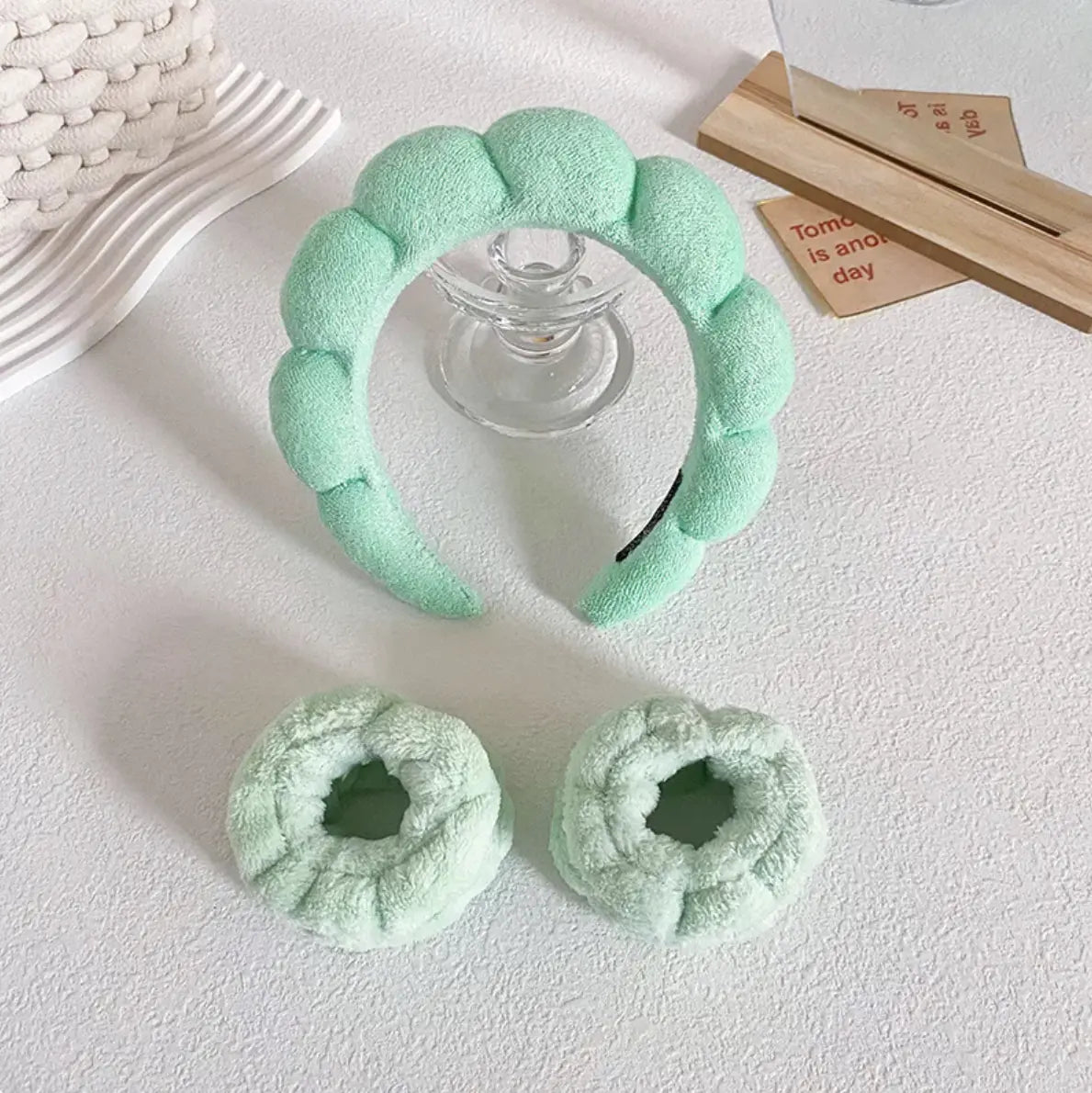 Bandeau Spa en Velours - Confort et Élégance