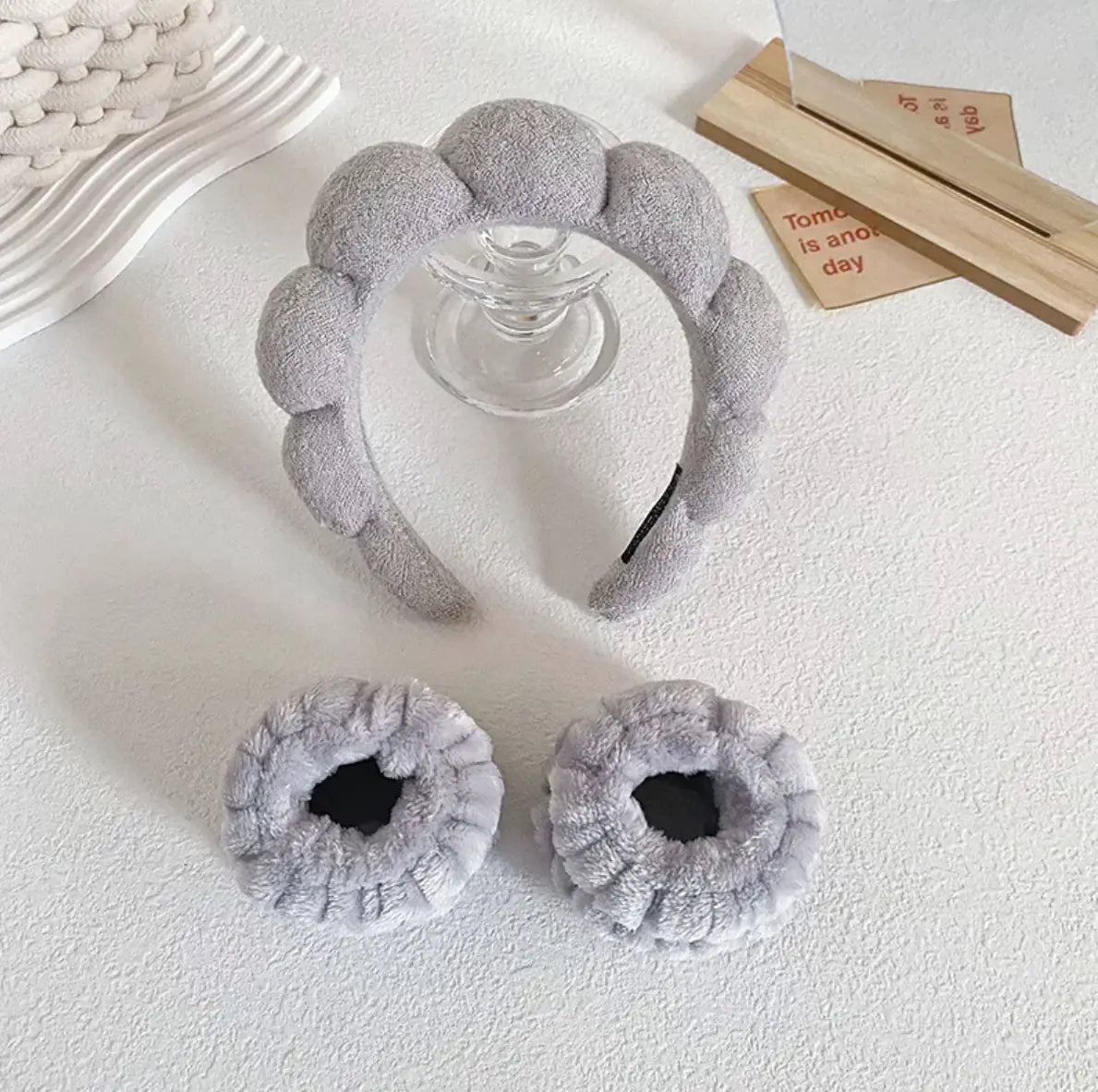 Bandeau Spa en Velours - Confort et Élégance